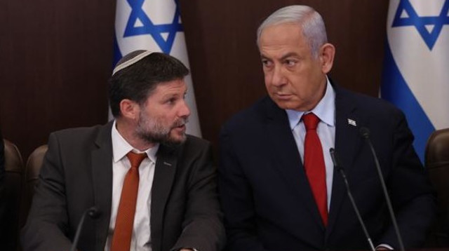 בנימין נתניהו, בצלאל סמוטריץ' (צילום: יונתן זינדל, פלאש 90)