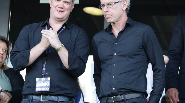 ידעו ימים יפים ביחד. מנספורד וגולדהאר (צילום: דני מרון)