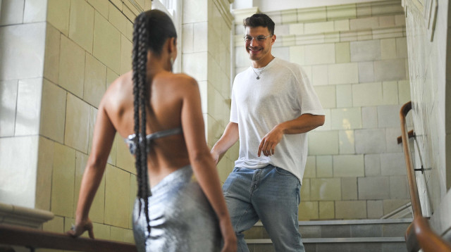 תומר הכהן, נועה קירל (צילום: ערן לוי, באדיבות כאן, תאגיד השידור הישראלי)