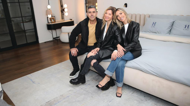 המיטה החדשה של עדי הימלבלוי בעיצובה של איילת שבו (צילום: אור גפן)