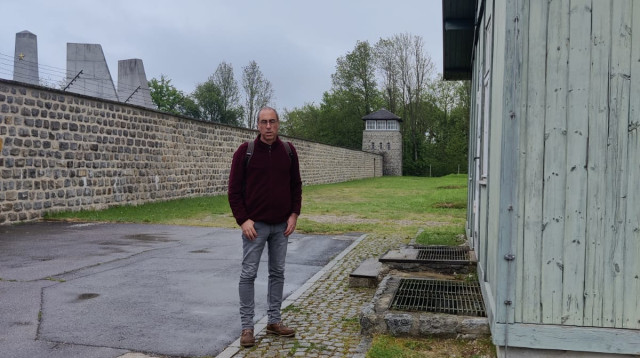 קלמן ליבסקינד במחנה מטהאוזן (צילום: פרטי)