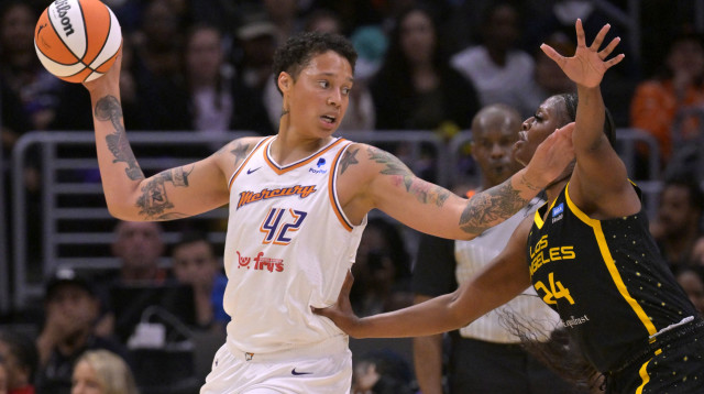 שחקנית פיניקס מרקורי בריטני גריינר (צילום: רויטרס)