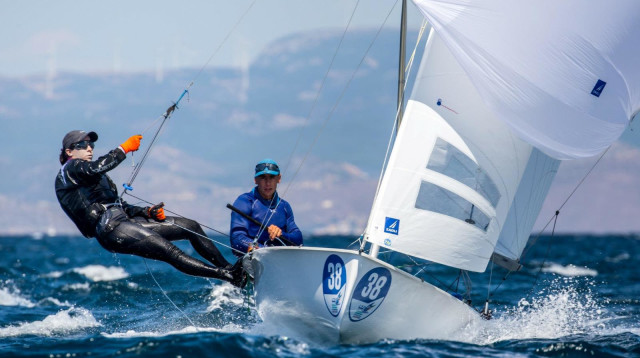 עמדו במטרה. ניתאי חסון ונועה לסרי (צילום: ניקוס אלברומיטיס)