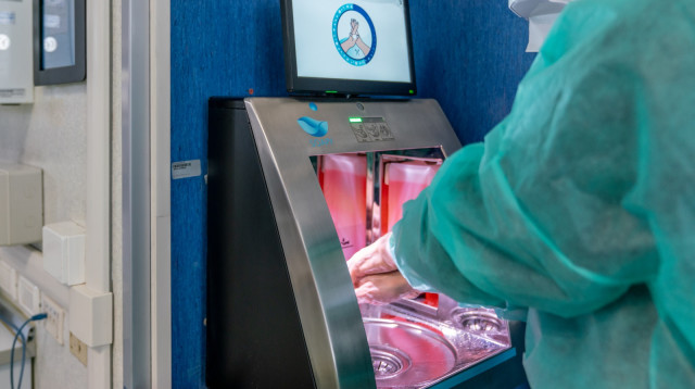 מתקן שטיפת הידיים (צילום: Soapy)