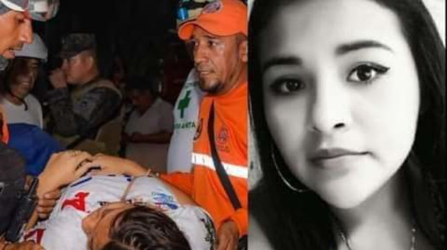 אחת ההרוגות באסון הכדורגל באצטדיון, אל סלבדור (צילום: עיבוד תמונה, אילוסטרציה)