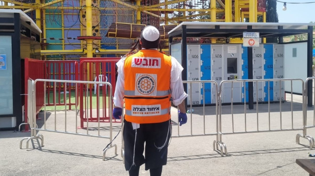 קיר הטיפוס בקריית ענבים (צילום: איחוד הצלה)