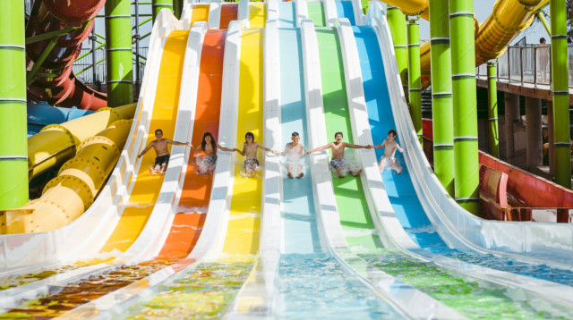 פארק המים שפיים  (צילום: גיא סידי Modern Talking)