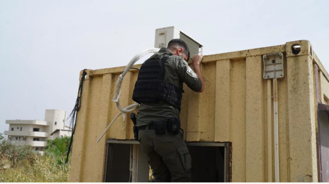 מבצע משטרתי רחב היקף (צילום: דוברות המשטרה)