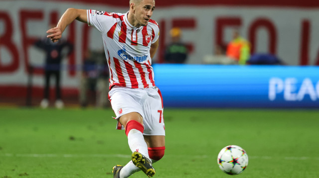 שחקן הכוכב האדום בלגרד אלכסנדר פשיץ' (צילום: GettyImages, Srdjan Stevanovic)