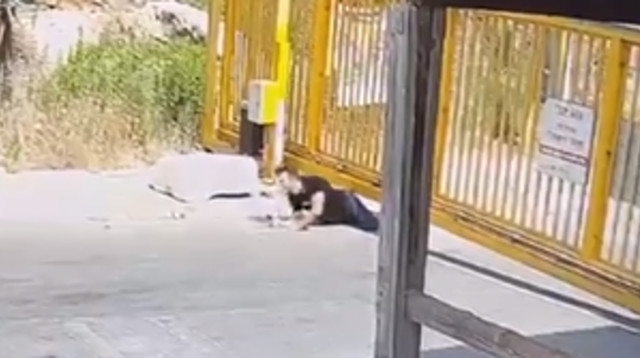 חדירת המחבל לטנא עומרים (צילום: שימוש לפי סעיף 27א')