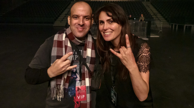 הזמרת שרון דן אדל וגיל פרץ (צילום: גיל פרץ)