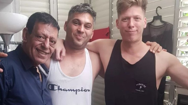 רנה וסטיב באומן, שימי תבורי (צילום: צילום מסך מתוך אינסטגרם)