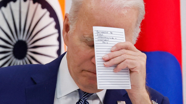 נשיא ארצות הברית ג'ו ביידן בפסגת G7 בהירושימה ביפן (צילום: רויטרס)