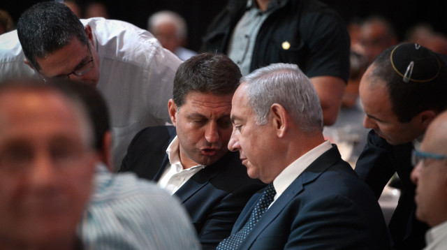 בנימין נתניהו, חיים ביבס (צילום: פלאש 90)