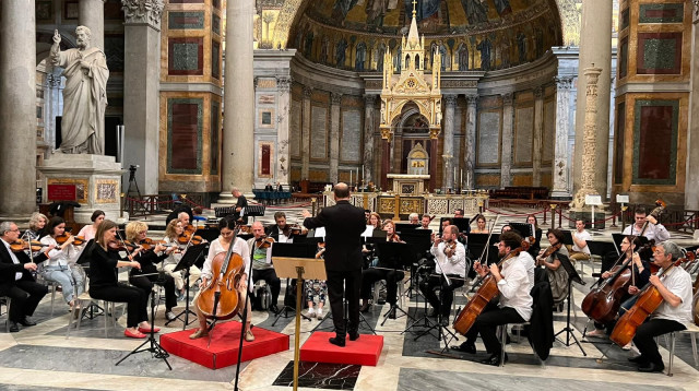 התזמורת הסימפונית ירושלים (צילום: הוותיקן)