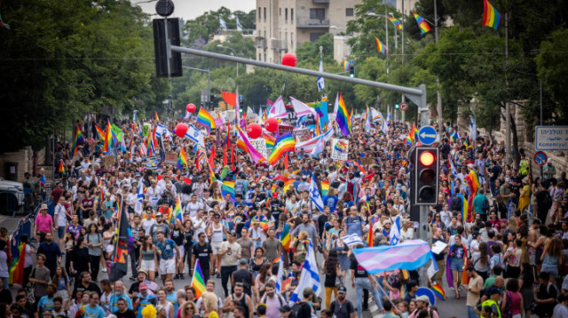 מצעד הגאווה בירושלים (צילום: יונתן זינדל פלאש 90)