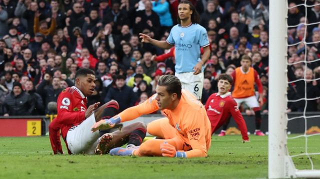 רצף שלא היה מאז אפריל 2008. מרכוס רשפורד כובש את שער הניצחון (צילום: רויטרס)