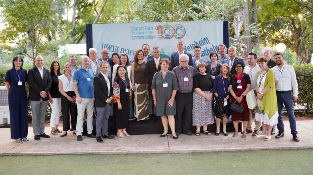 כנס ערים תאומות ברמת גן. "שיתוף פעולה פורה" (צילום: אילן ספירא)