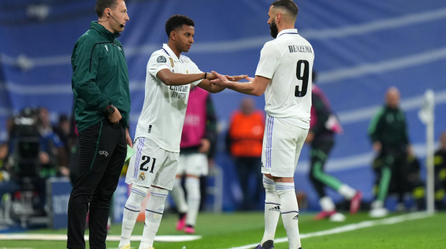 קארים בנזמה לצד רודריגו ריאל מדריד (צילום: GettyImages)