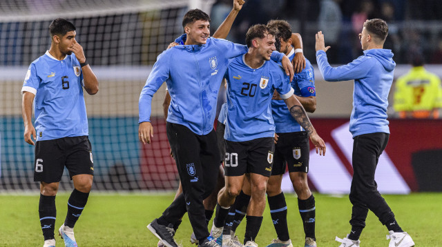 שוב בחצי הגמר. אורוגוואי (צילום: GettyImages, Marcio Machado/Eurasia Sport Images)