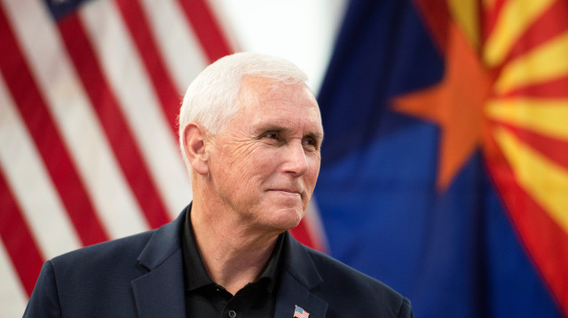 מייק פנס (צילום: REUTERS/Rebecca Noble)