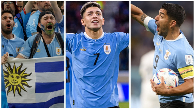 אוהדי אורוגוואי (צילום: GettyImages)