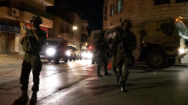 כוחות צה"ל ברמאללה (צילום: דובר צה"ל)