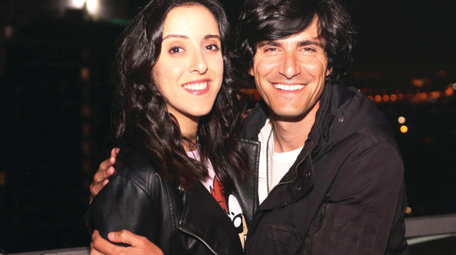 מני ממטרה ופרלה דנוך (צילום: אור גפן)