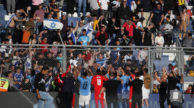 התפרצות רגשות גדולה בסיום (צילום: רויטרס)