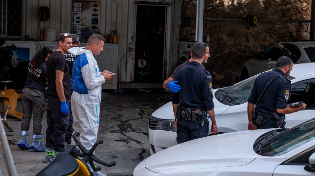 זירת החיסול ביפיע (צילום: פאדי אמון, פלאש 90)