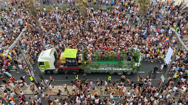 מצעד הגאווה בתל אביב 2023 (צילום: אבשלום ששוני)