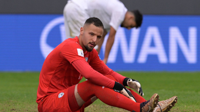 שוער נבחרת ישראל עד גיל 20 תומר צרפתי (צילום: GettyImages, LUIS ROBAYO/AFP)