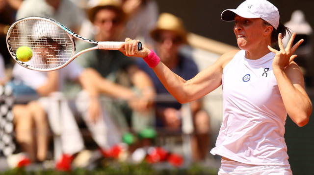 הטניסאית הפולניה איגה שביונטק (צילום: רויטרס)