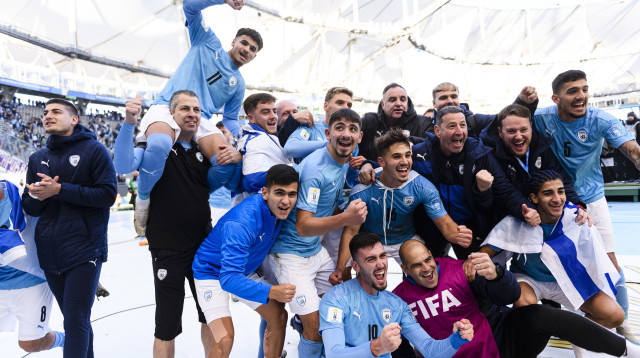 כמה נחת, ישראל חוגגת (צילום: אימג'בנק  GettyImages, LUIS ROBAYO/AFP)