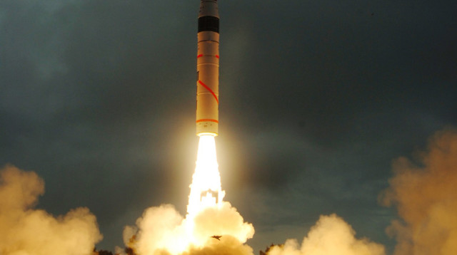 טיל גרעיני (צילום: REUTERS/Indian Defence Research and Development Organisation)