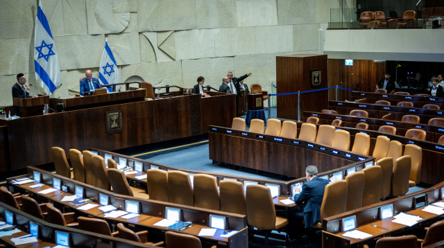 אולם מליאת הכנסת (צילום: יונתן זינדל פלאש 90)