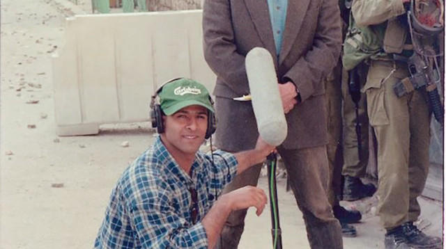 יורם בינור מתקופת ערוץ 2  (צילום: צילום פרטי)