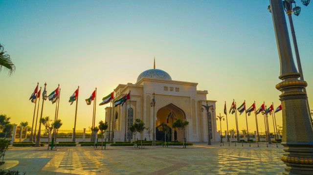  "קאסר אל וואטן" - הארמון הנשיאותי של איחוד האמירויות הערביות (צילום: אינג'אימג')