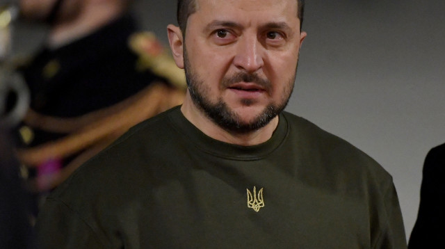 ולדימיר זלנסקי (צילום: Julien De Rosa/Pool via REUTERS)