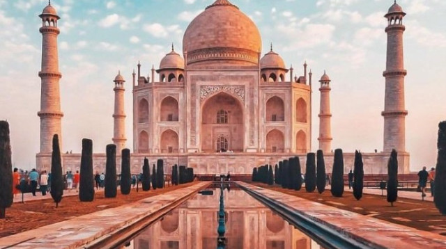 הטאג' מאהל, הודו (צילום: צילום מסך אינסטגרם)