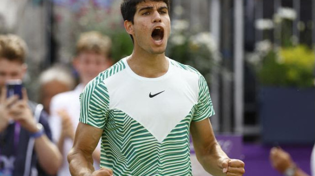 יגיע לווימבלדון כמדורג 1 בעולם? אלקראס (צילום: רויטרס)