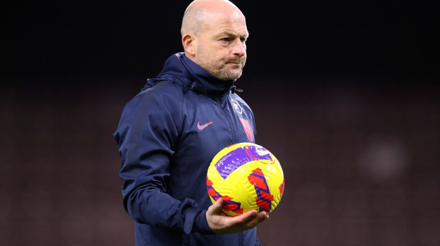 מאמן הנבחרת הצעירה של אנגליה, לי קארסלי (צילום: GettyImages, Lewis Storey)