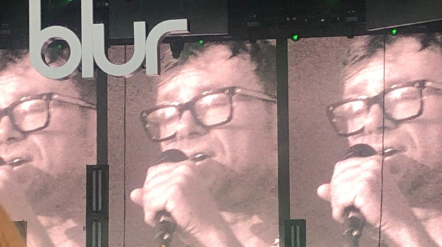 בלר בהופעה בדבלין (צילום: אורי מינץ)