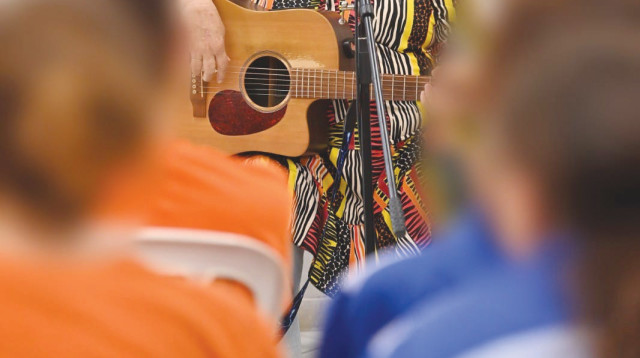 לאה שבת בכלא נווה תרצה  (צילום: שב"ס)