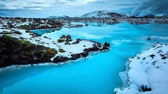 הלגונה הכחולה, איסלנד (צילום: צילום מסך אינסטגרם)