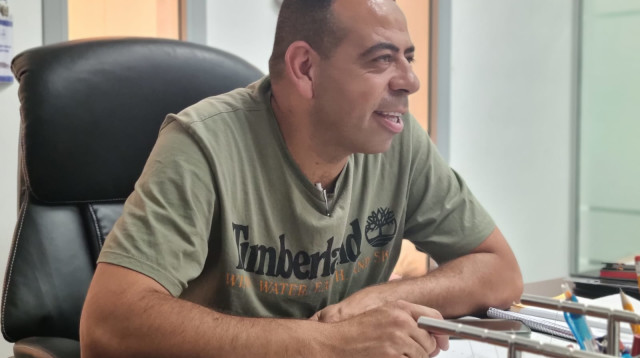 האני אבו סוויס. "הפרסום הכי טוב זה לקוח שיצא מפה מרוצה" (צילום: עיתון שבע)