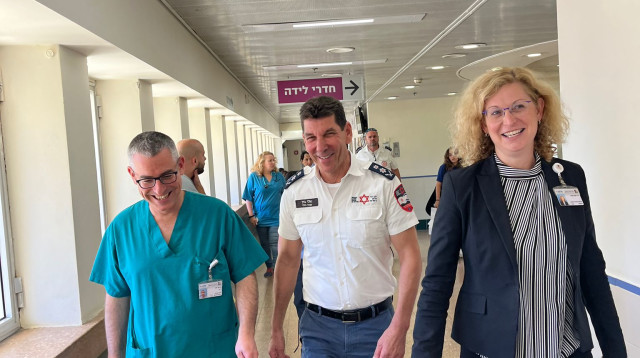 ביקור אלי בין בוולפסון (צילום: דוברות וולפסון)