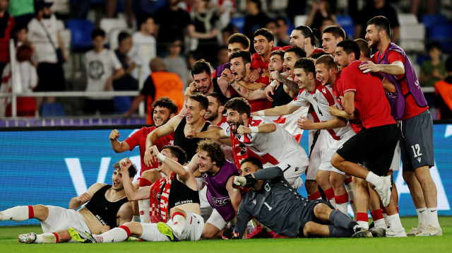 שחקני נבחרת גאורגיה הצעירה (צילום: GettyImages)