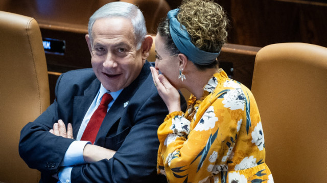 בנימין נתניהו ועידית סילמן (צילום: יונתן זינדל פלאש 90)