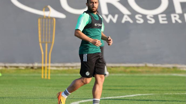 חזר לאימונים. דיא סבע (צילום: אתר רשמי, באדיבות מכבי חיפה)